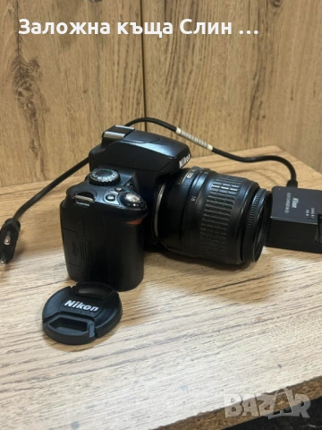 фотоапарат Nikon D40, снимка 3 - Фотоапарати - 54905946