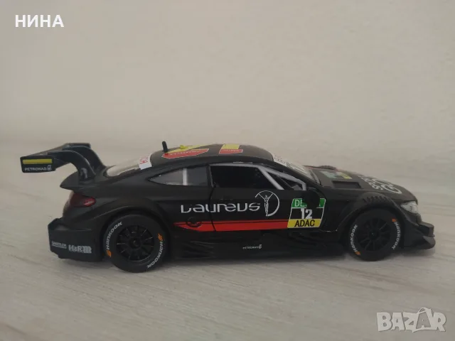 Метална количка Mercedes AMG C63 DTM !!!, снимка 7 - Колекции - 55666450