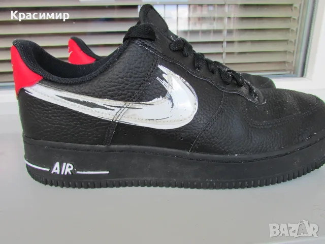 Мъжки маратоки Nike Air Force 1 07 LV8 Brushstroke Black