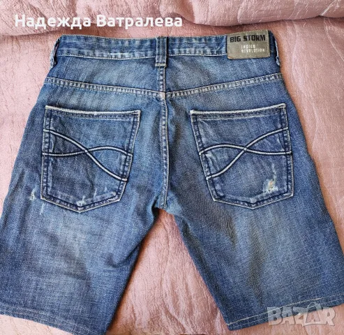 Мъжки къси дънки Big Storm, снимка 2 - Къси панталони - 55294219