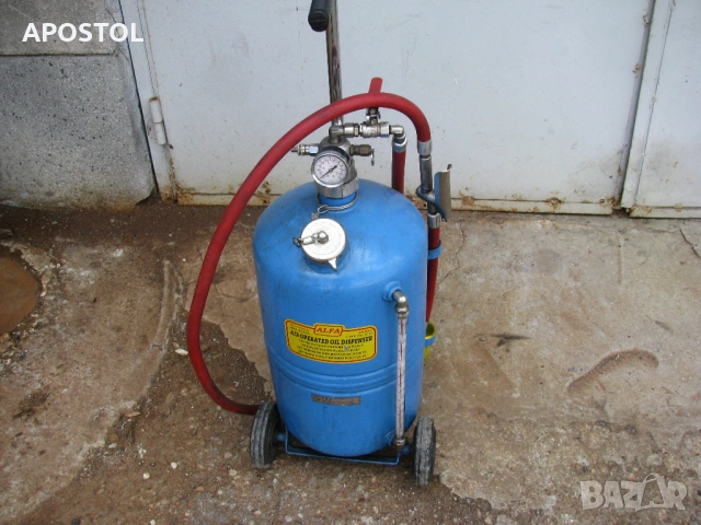 преносим пневматичен дозатор за масло