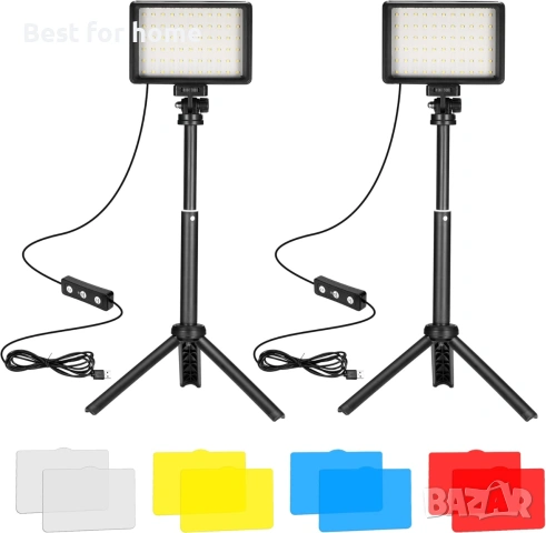 Комплект от 2 LED видео лампи