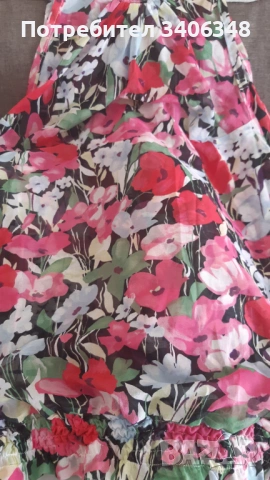 Блузка на цветя. M/L, снимка 7 - Потници - 54180638