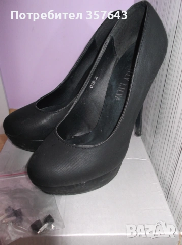 Дамски обувки с ток и на платформа, снимка 5 - Дамски обувки на ток - 54282756