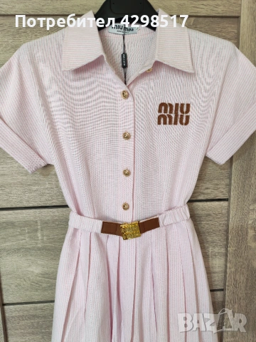 Уникален модел рокля на miumiu, снимка 2 - Рокли - 54966984