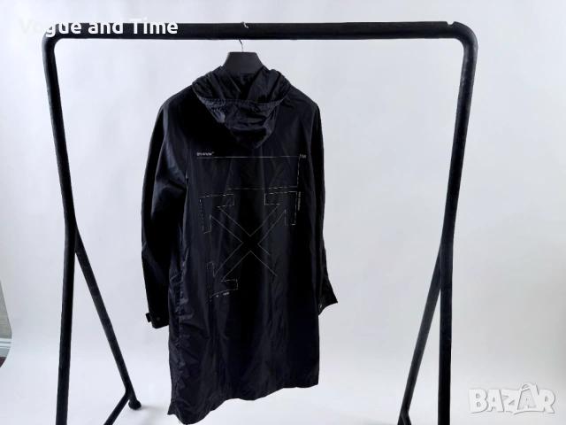 Off-White яке/дъждобран - размер XS (пасва на L) - като ново, снимка 2 - Якета - 54651807
