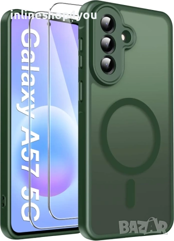 Матов MAGSAFE Кейс за Samsung Galaxy A57 / A37, снимка 4 - Калъфи, кейсове - 54361736