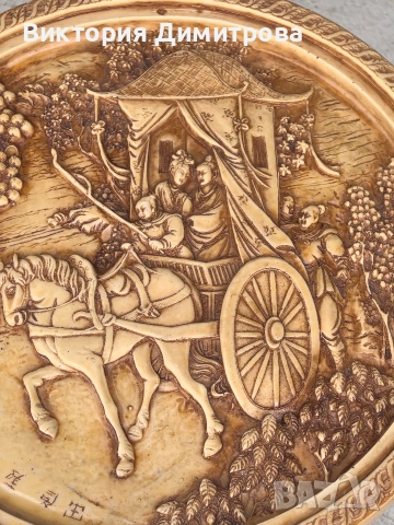 Азиатска маса резбована, снимка 12 - Антикварни и старинни предмети - 55044615
