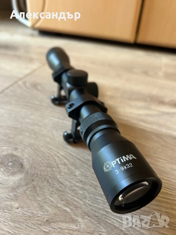 Оптика Optima 3-9x32 с монтажи и капачки