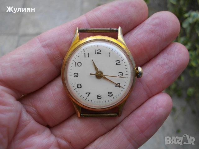 КОЛЕКЦИОНЕРСКИ ПОЗЛАТЕН ЧАСОВНИК ВОЛНА 22 КАМНЯ , снимка 3 - Антикварни и старинни предмети - 55099020