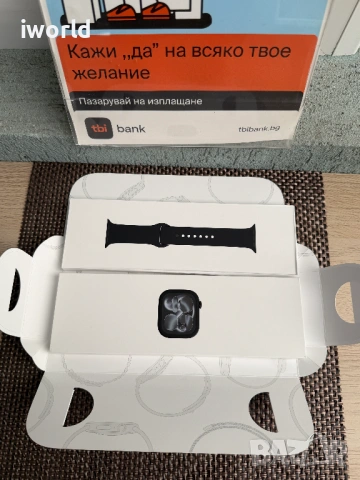 НОВ❗️APPLE WATCH 11 Лизинг от 23€/мес  2025 /46mm/ Jet Black AL SB M/L CEL❗️ ГАРАНЦИЯ, снимка 4 - Apple iPhone - 54666759