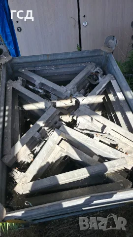 Италианско поцинковано рамково скеле 856кв. , снимка 5 - Строителни материали - 55511076