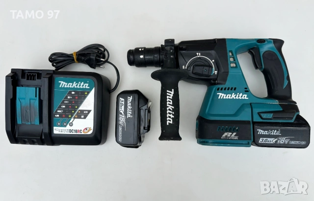 Makita DHR243 - Безчетков акумулаторен перфоратор 18V