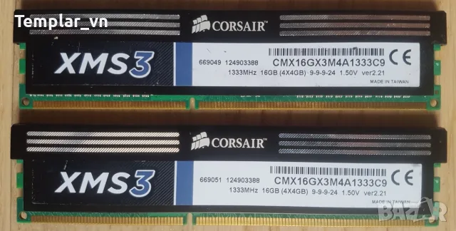 CORSAIR XMS 3 2x4 GB DDR3 1333 / KINGSTON LP 2x4 DDR3 1333