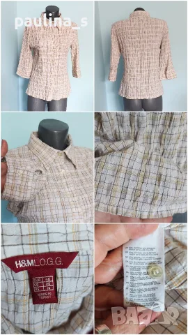 Четири различни броя / Маркова дамска риза "H&M" / LOGG и "miss Etam" , снимка 3 - Ризи - 55337400