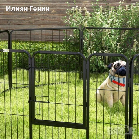 PawHut Заграждение за кученца, снимка 7 - За кучета - 54210811