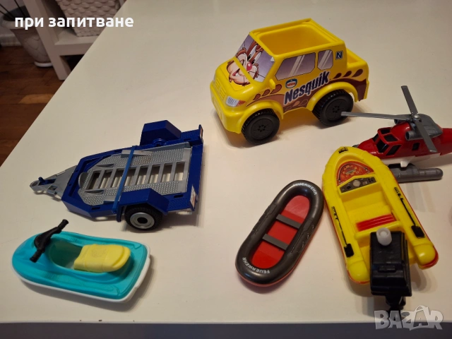 Кола Nesquik, ремарке Playmobil, двете и моторни шейни McDonald's др., снимка 18 - Колекции - 54634295