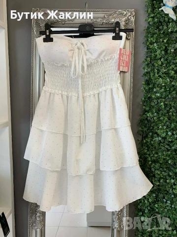 Дамска рокля с камъчета , снимка 3 - Рокли - 54222324