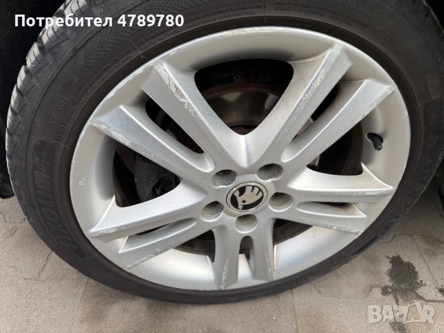 4 броя джанти с нови гуми 205/45 R16 