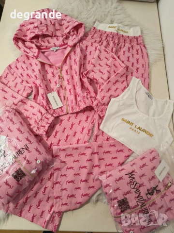 🍬🍬🍬Дамски Комплект YSL 3 части, снимка 4 - Спортни екипи - 54152455