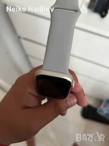 Apple Watch 7 White, снимка 3 - Смарт часовници - 54857115