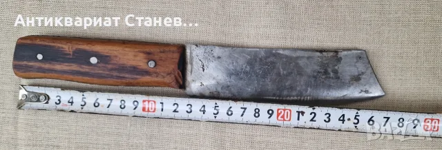 Стар кухненски сатър , снимка 11 - Ножове - 55496444