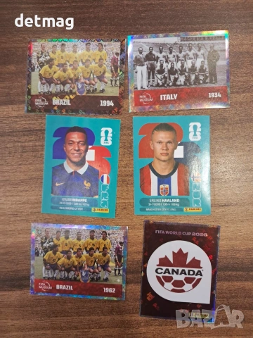 Стикери Панини Мбапе и Халанд Световно 2026 Panini FIFA World Cup магазин DARENLAND
