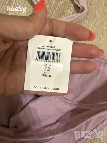 Дамски Бански Calvin Klein , снимка 5 - Бански костюми - 55374012