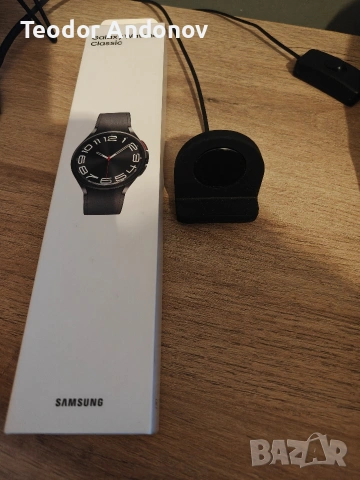 Samsung Galaxy Watch 6 classic 43mm Bluetooth , снимка 8 - Смарт гривни - 54543552