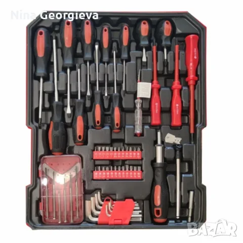 Професионален куфар с инструменти IF Tools BLACK GOLD 2024 – 599 части, CR-V стомана, снимка 5 - Куфари с инструменти - 55431519