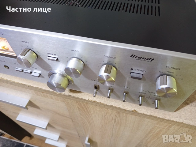 "Brandt"A-4021 Стерео Пред/Усилвател, снимка 5 - Ресийвъри, усилватели, смесителни пултове - 54905588
