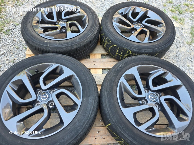 Лети джанти 16ки 4х108 Opel, Peugeot, Citroen + летни гуми 195/60/16 Bridgestone, снимка 3 - Гуми и джанти - 55093158