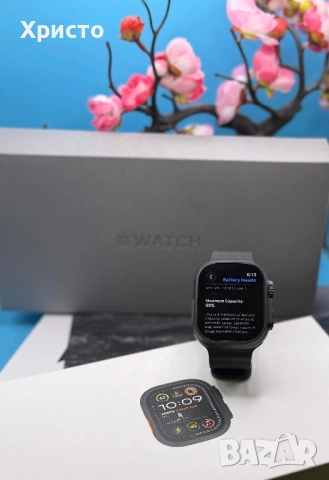 Смарт часовник Apple Watch Ultra 2, GPS, Cellular, Black Titanium Case 49 мм, Black Ocean Band , снимка 8 - Смарт часовници - 54921066