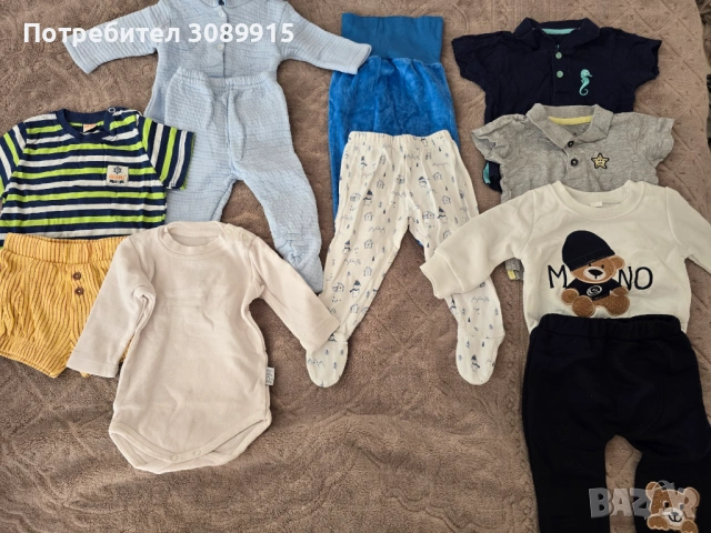Лот бебешки дрехи 56-80р-р, снимка 8 - Комплекти за бебе - 54342827