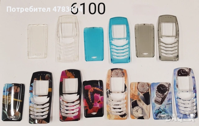 Панели за Nokia 6610; Nokia 6610 с дизайн 6100; Nokia 6100; Nokia 8310 ; Nokia 6600, снимка 6 - Резервни части за телефони - 55234728