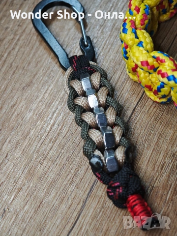Изработка на Paracord гривни и ключодържатели във всякакви форми, снимка 9 - Гривни - 54001280