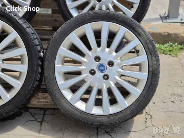 4х100 17 Fiat Punto Grande Evo 4x100, снимка 4 - Гуми и джанти - 55013673