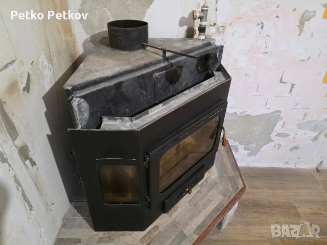Камина на дърва Prity A W20 с водна риза., снимка 3 - Камини - 54500977