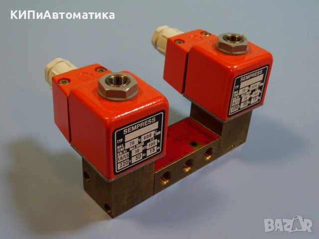 пневматичен вентил SEMPRESS VC 114 Pneumatic Valve 10Bar 220VAC, снимка 2 - Резервни части за машини - 54412218