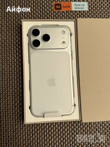 НОВ!*ЛИЗИНГ* iPhone 17 Pro Max 256Gb Silver ГАРАНЦИЯ, снимка 3 - Apple iPhone - 55689939