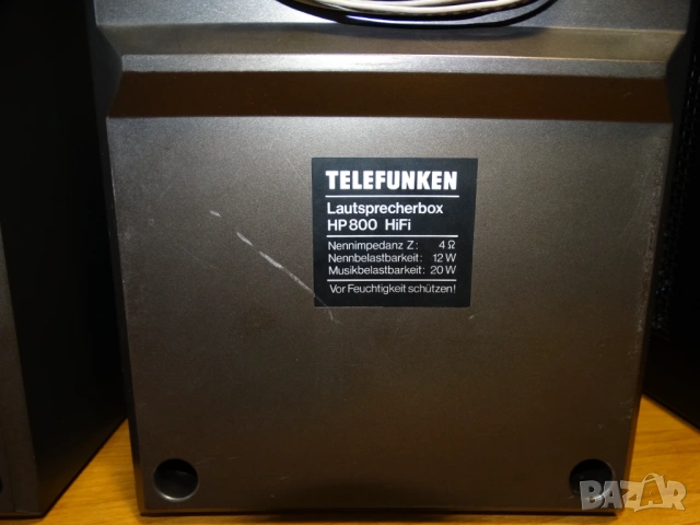 TELEFUNKEN HP 800 / HP 1800 тонколони ..., снимка 10 - Радиокасетофони, транзистори - 54409865