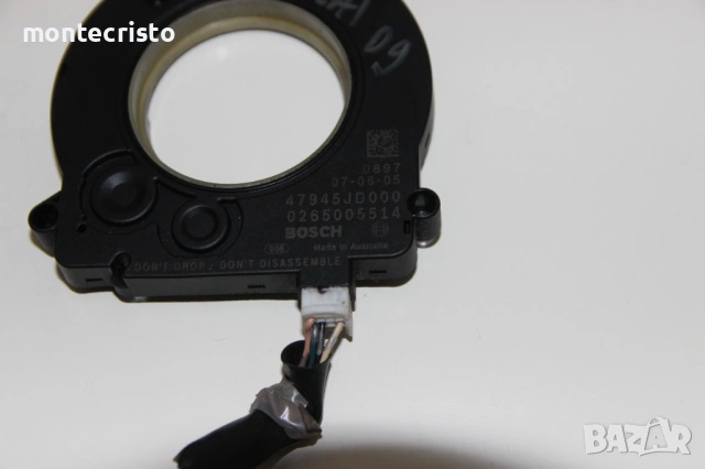 Сензор ъгъл завиване Nissan Qashqai J10 (2007-2014г.) 0265005514 / 47945JD000, снимка 2 - Части - 54667513