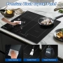 Индукционен плот AMZCHEF 60 см 4 зони 7200W с две Flex зони - НОВ, снимка 3