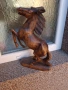 Дървен кон дърворезба , снимка 2