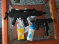 Пакет 2 броя пистолети играчки за изстрелване на пластмасови топчета, снимка 1