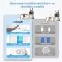 Нов Смарт бебефон ieGeek 2K с ДВЕ камери – 5" Split Screen монитор + WiFi/App   , снимка 2