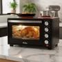 Готварска печка Voltz с фурна и 2 котлона 3200W, 40л, снимка 2