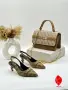 Guess Нови Дамски Обувки на Ток и Чанта Различни Цветове Гучи , снимка 4