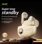 Слушалки Acer-черни и бежови, снимка 3