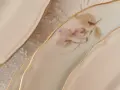 Изискан сервиз чинии, със златен кант, снимка 6